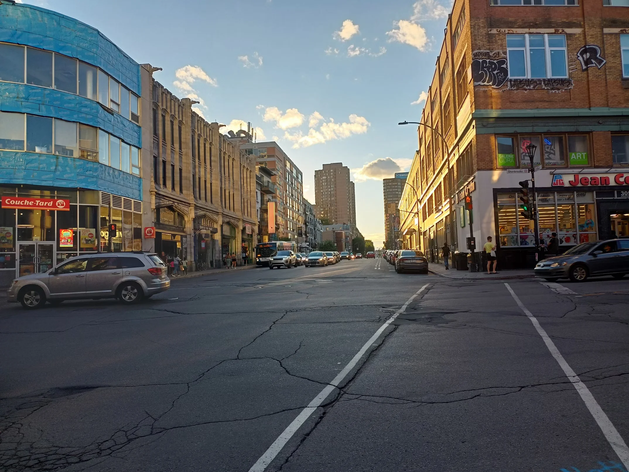 Downtown city